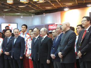 Putin visits China House