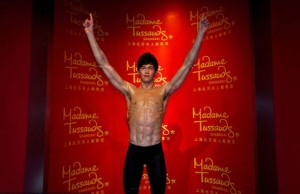 Sun Yang waxwork Madame Tussauds Shanghai