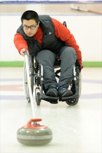 Wheelchair curler He Jun
