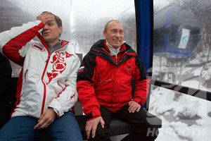 Zhukov and Putin in Sochi