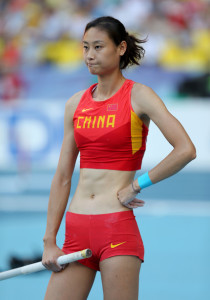 Chinese pole vaulter Li Ling